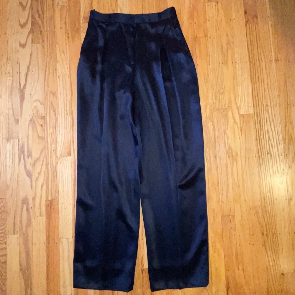 Valentino Miss V, Black Pleated Trousers